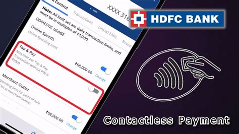 hdfc credit card enable contactless|hdfc enable contactless transaction.